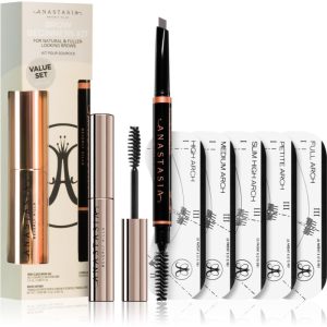 Anastasia Beverly Hills Brow Beginners Kit set pentru sprancene culoare Medium Brown-Țena