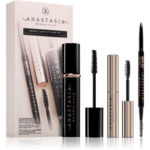 Anastasia Beverly Hills Brow & Lash Styling Kit set cadou pentru ochi și sprâncene culoare Soft Brown-ro
