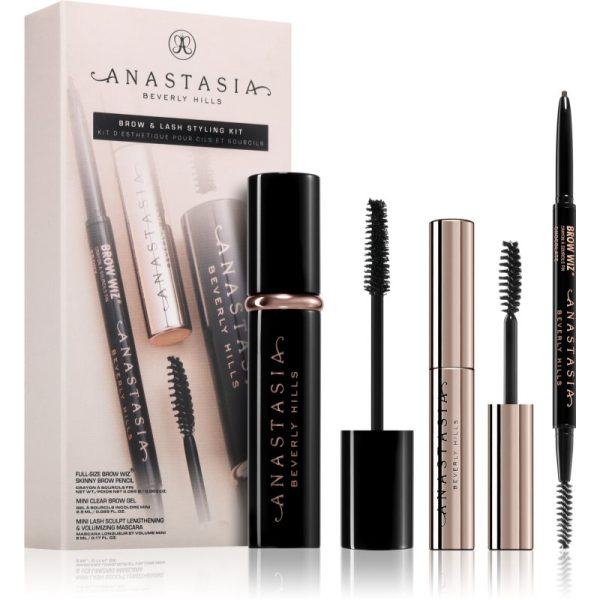 Anastasia Beverly Hills Brow & Lash Styling Kit set cadou pentru ochi și sprâncene culoare Soft Brown-ro