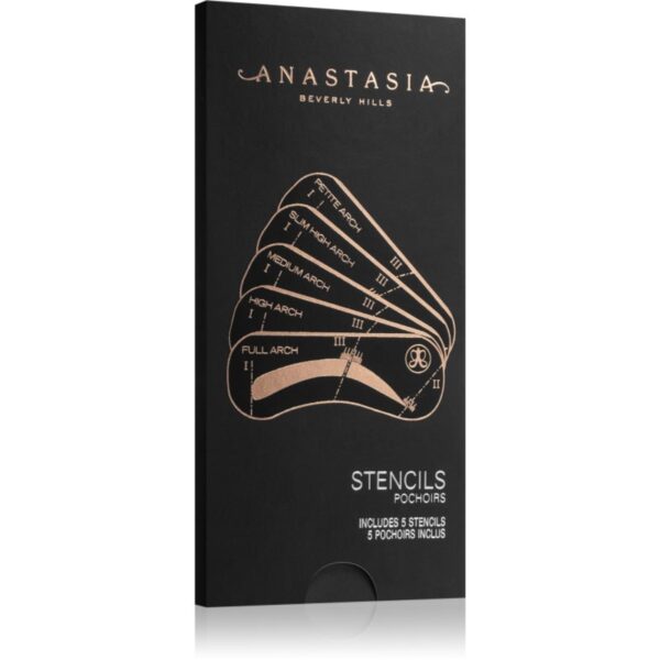 Anastasia Beverly Hills Brow Stencils șabloane pentru sprâncene 5 buc-Țena