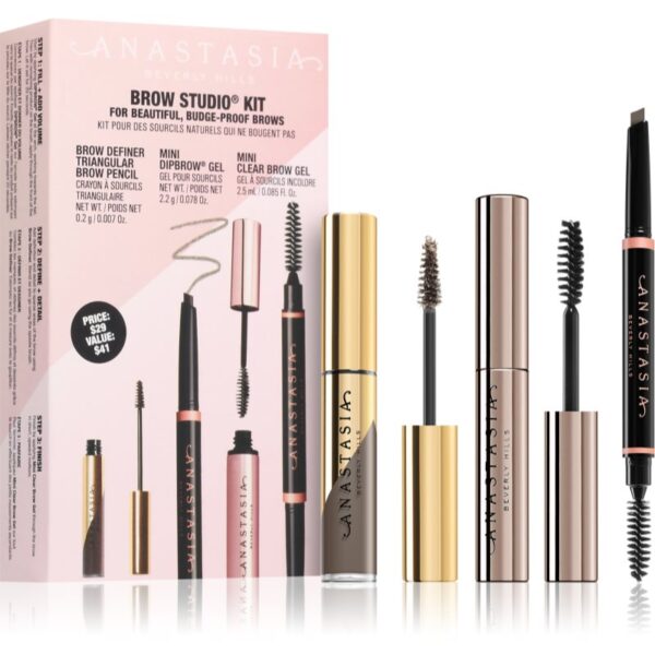 Anastasia Beverly Hills Brow Studio Kit Taupe kit pentru sprâncene Taupe-ro