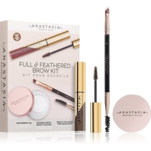 Anastasia Beverly Hills Full & Feathered Brow Kit Mini kit pentru sprâncene culoare Soft Brown-Țena