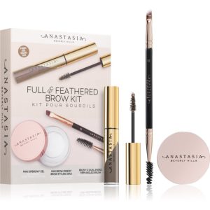 Anastasia Beverly Hills Full & Feathered Brow Kit Mini kit pentru sprâncene culoare Taupe-Țena