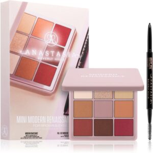 Anastasia Beverly Hills Mini Modern Renaissance Set set cadou pentru ochi și sprâncene culoare Dark Brown Pencil-ro