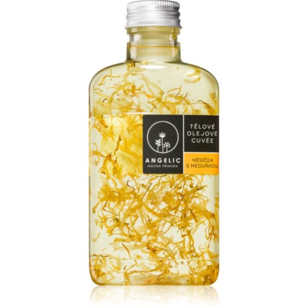Angelic Cuvée Calendula & Lemon balm ulei pentru corp pentru luminozitate si hidratare 200 ml-Țena