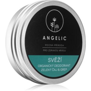 Angelic Organic deodorant "Fresh" Green tea & Grapefruit deodorant crema 50 ml-Țena