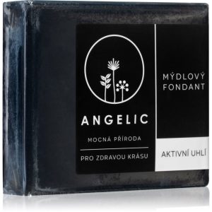 Angelic Soap fondant Active Charcoal săpun de detoxifiere 105 g-Țena