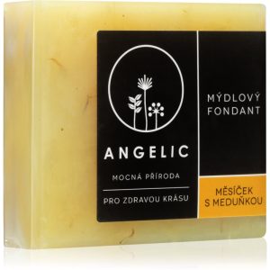 Angelic Soap fondant Calendula & Lemon balm sapun natural delicat 105 g-Țena