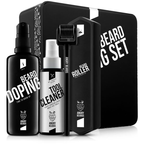 Angry Beards Dude's Cosmetics set cadou pentru barbă pentru bărbați-ro