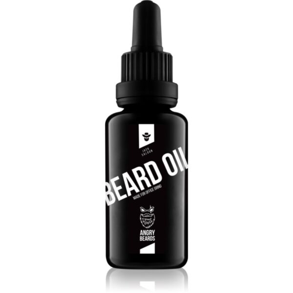 Angry Beards Jack Saloon Beard Oil ulei pentru barba 30 ml-Țena