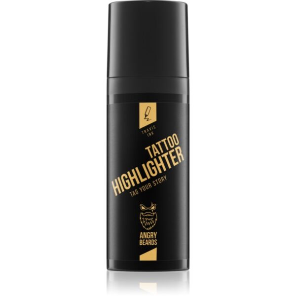 Angry Beards Travis Ink Tattoo Highlighter cremă pentru îngrijirea tatuajelor 50 ml-Țena