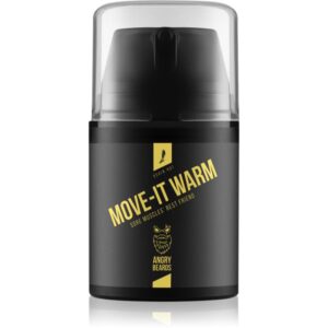 Angry Beards Usain Hot Move-It Warm Gel încălzire pentru relaxarea mușchilor și articulațiilor 50 ml-Țena