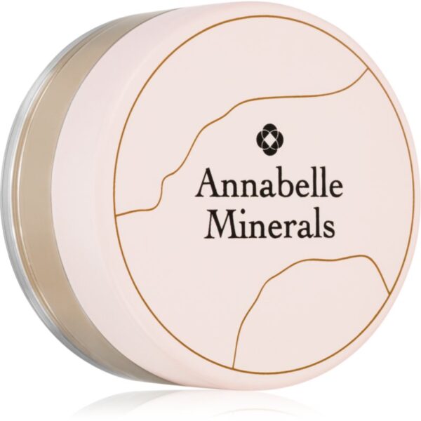 Annabelle Minerals Coverage Mineral Foundation pudra pentru make up cu minerale pentru look perfect culoare Golden Fair 4 g-ro