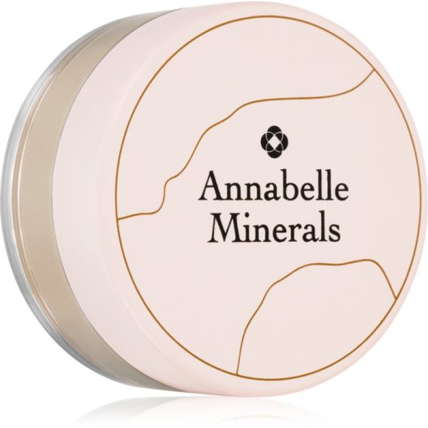 Annabelle Minerals Coverage Mineral Foundation pudra pentru make up cu minerale pentru look perfect culoare Golden Fairest 4 g-ro