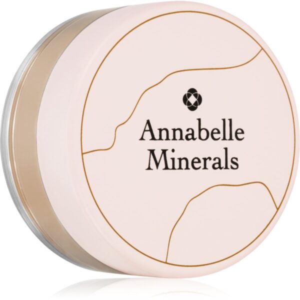 Annabelle Minerals Matte Mineral Foundation pudra pentru make up cu minerale pentru un aspect mat culoare Golden Fair 4 g-ro