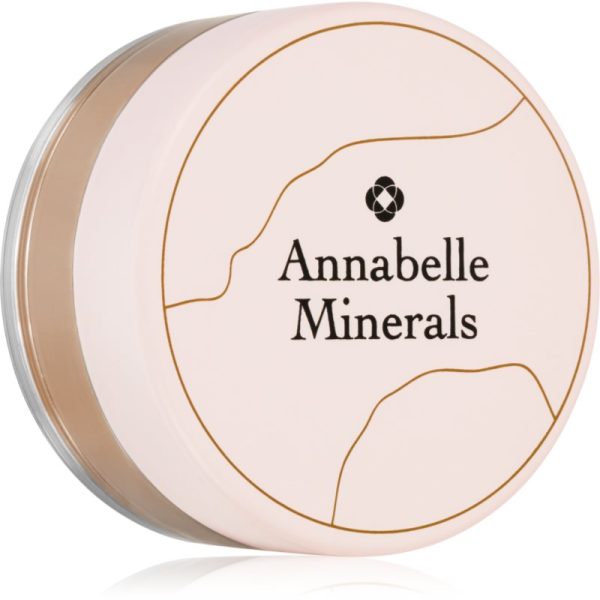 Annabelle Minerals Matte Mineral Foundation pudra pentru make up cu minerale pentru un aspect mat culoare Golden Medium 4 g-ro