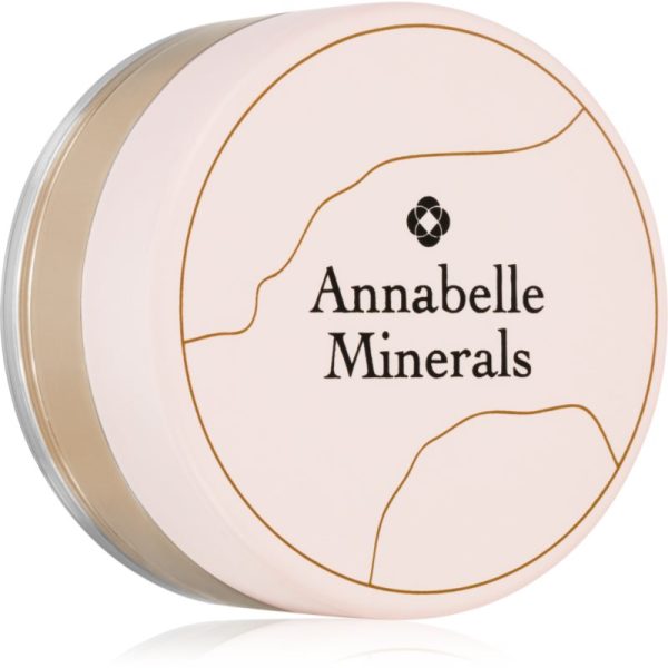 Annabelle Minerals Matte Mineral Foundation pudra pentru make up cu minerale pentru un aspect mat culoare Golden Sand 4 g-ro