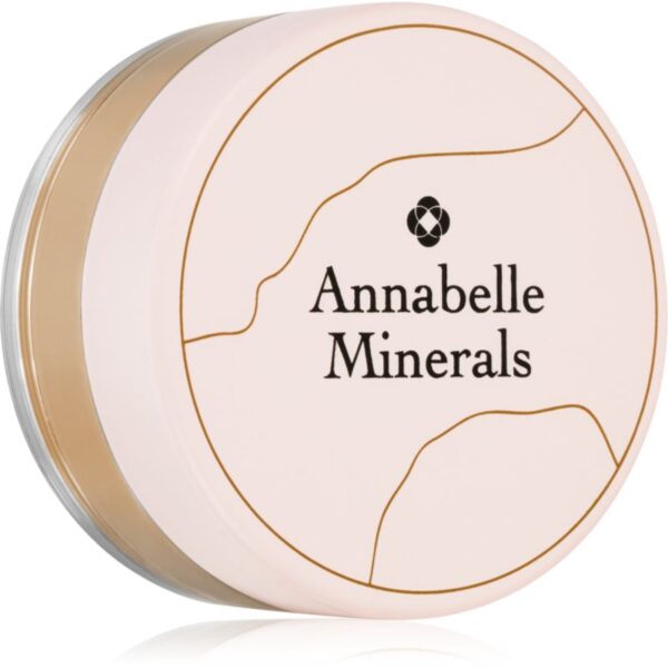 Annabelle Minerals Radiant Mineral Foundation pudra pentru make up cu minerale pentru o piele mai luminoasa culoare Golden Light 4 g-ro