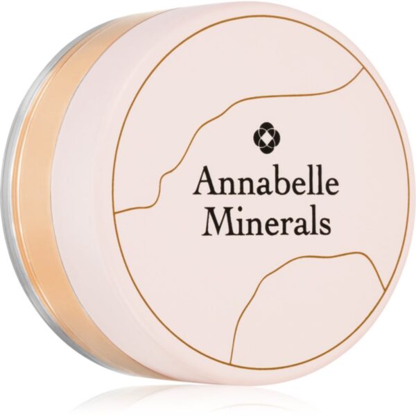 Annabelle Minerals Radiant Mineral Foundation pudra pentru make up cu minerale pentru o piele mai luminoasa culoare Golden Sand 4 g-Țena