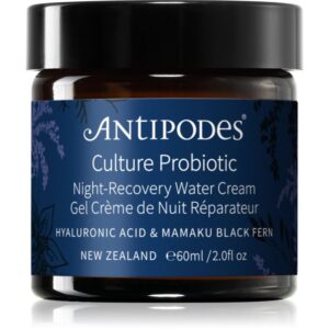 Antipodes Culture Probiotic Night Recovery Water Cream Crema de noapte intensiva pentru revitalizarea pielii cu probiotice 60 ml-Țena