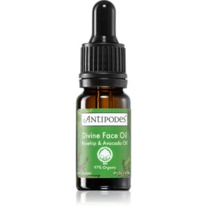 Antipodes Divine Face Oil Rosehip & Avocado Oil ser protector impotriva primelor semne de imbatranire ale pielii 10 ml-ro