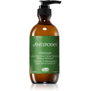 Antipodes Hallelujah Lime & Patchouli Gel demachiant faciale 200 ml-Țena