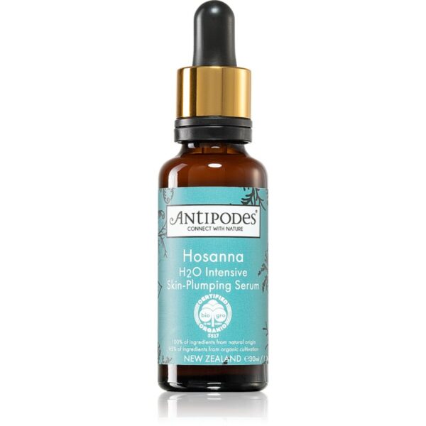 Antipodes Hosanna H₂O Intensive Skin-Plumping Serum ser cu hidratare intensă faciale 30 ml-Țena
