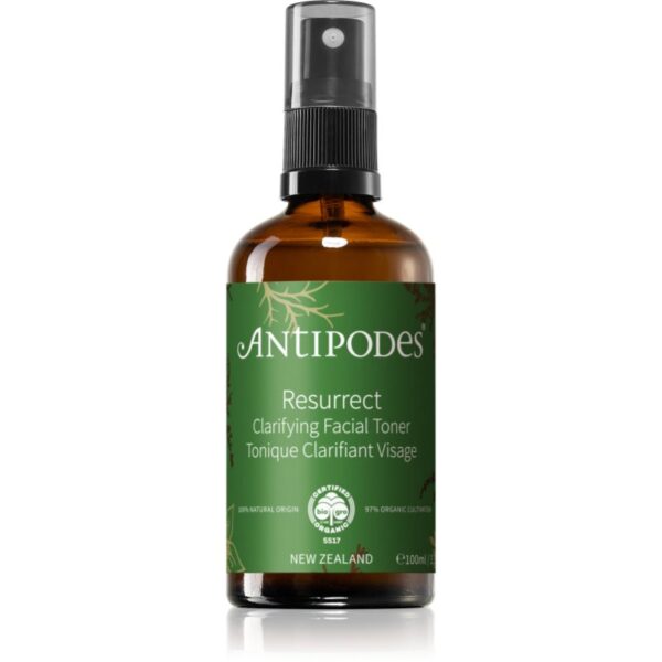 Antipodes Resurrect Clarifying Facial Toner tonic de curățare cu efect revigorant Spray 100 ml-Țena