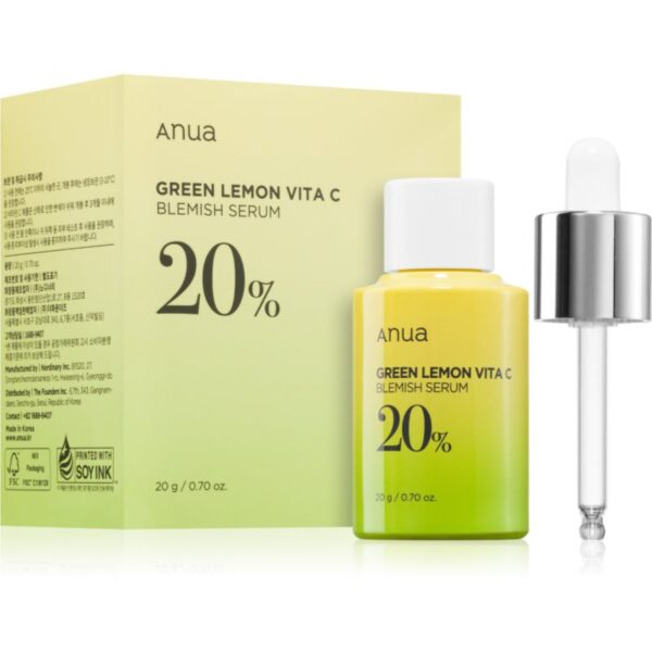 Anua Green Lemon Vita C Blemish Serum ser stralucire cu vitamina C pentru ten acneic 20 ml-ro