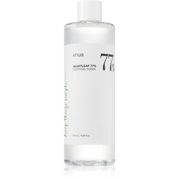 Anua Heartleaf 77% Soothing Toner tonic de curatare si calmant reface bariera protectoare a pielii 500 ml-ro