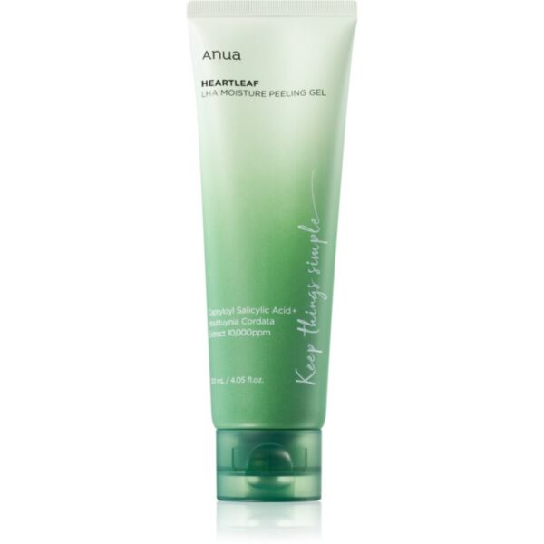 Anua Heartleaf LHA Moisture Peeling Gel peeling gel fin pentru piele sensibila predispusa la acnee 120 ml-ro