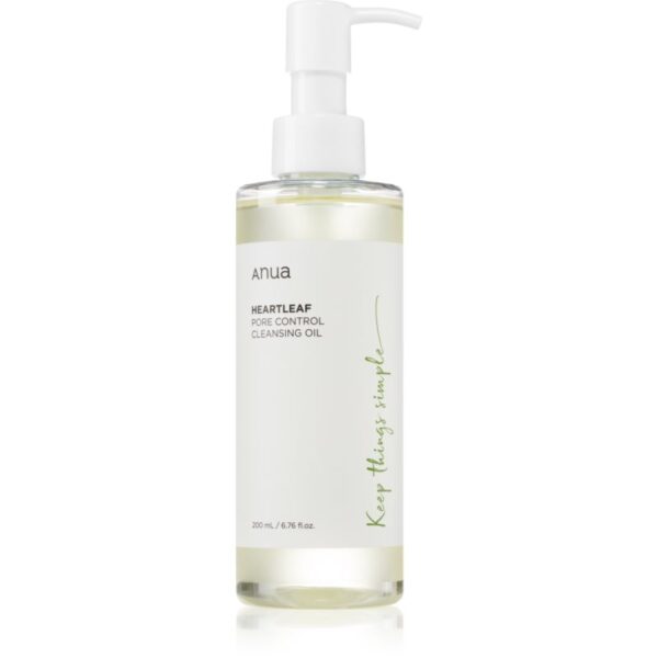 Anua Heartleaf Pore Control Cleansing Oil ulei pentru indepartarea machiajului Ulei de curățare cu efect de hidratare 200 ml-ro