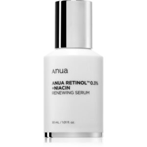 Anua Retinol 0.3% + Niacin Renewing Serum ser de noapte renovator pentru pori dilatati si riduri 30 ml-ro