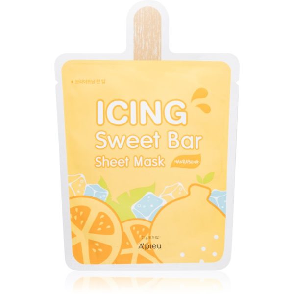 A’pieu Icing Sweet Bar Mask Hanrabong mască textilă iluminatoare 21 g-ro