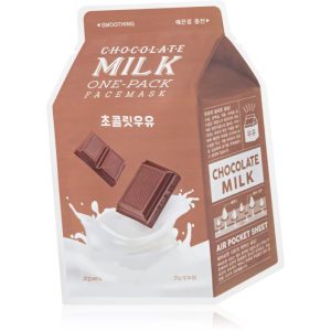A’pieu One-Pack Milk Mask Chocolate mască textilă de îngrijire 21 g-ro