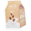 A’pieu One-Pack Milk Mask Coffee Masca hidratanta cu efect revitalizant sub forma de foaie 21 g-Țena