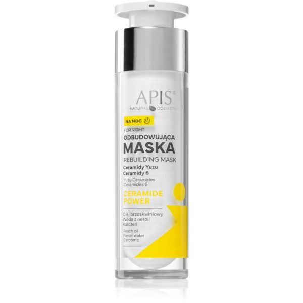 Apis Natural Cosmetics Ceramide Power cremă-mască de noapte regeneratoare cu ceramide 50 ml-ro