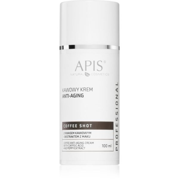 Apis Natural Cosmetics Coffee Shot Cremă cu efect de netezire și fermitate cu extract de cafea 100 ml-ro