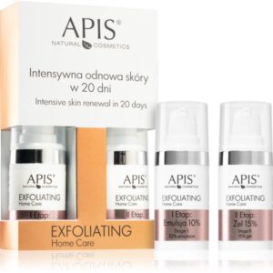 Apis Natural Cosmetics Exfoliation Home Care set pentru regenerare intensiva si fermitate 2x15 ml-ro