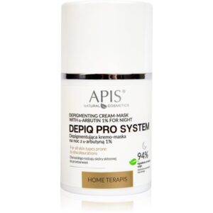 Apis Natural Cosmetics Home TerApis cremă-mască de noapte regeneratoare pentru piele cu hiperpigmentare 50 ml-ro