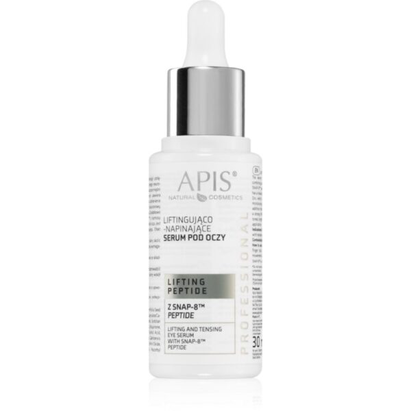 Apis Natural Cosmetics Lifting Peptide SNAP-8™ ser de ochi pentru fermitate pentru ten matur 30 ml-Țena