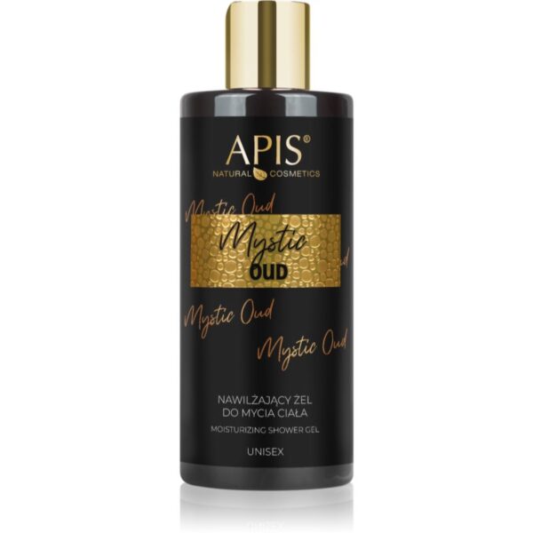 Apis Natural Cosmetics Mystic Oud gel de dus hidratant 300 ml-Țena