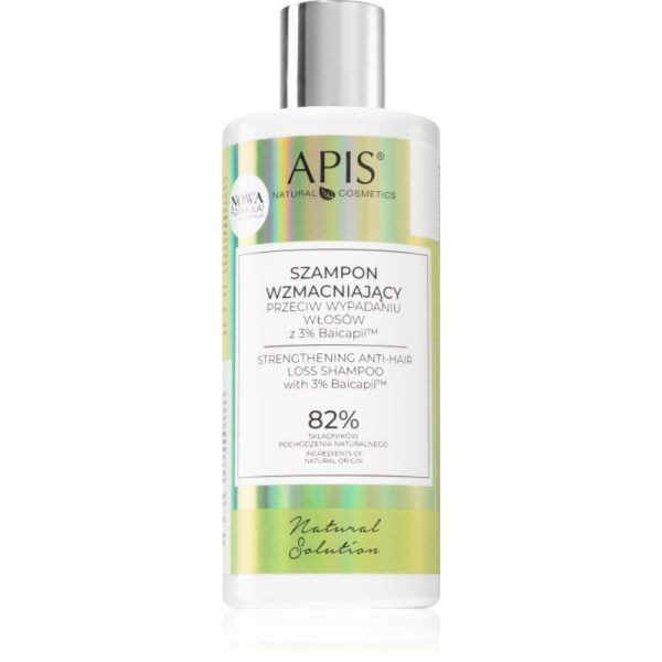 Apis Natural Cosmetics Natural Solution 3% Baicapil Sampon impotriva caderii parului 300 ml-Țena