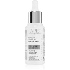 Apis Natural Cosmetics Platinum Gloss tratament concentrat de intinerire pentru fermitatea pielii 30 ml-ro