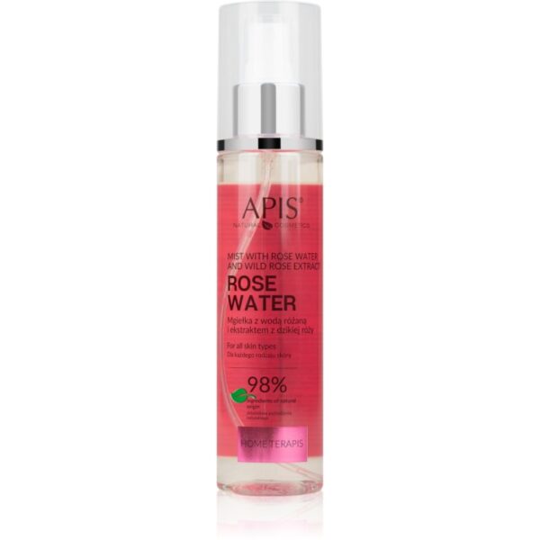 Apis Natural Cosmetics Rose Water lotiune pentru fata cu apă de trandafiri 150 ml-Țena
