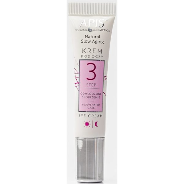 Apis Natural Cosmetics Slow Aging Step 3 cremă cu efect iluminator și de întinerire 15 ml-ro