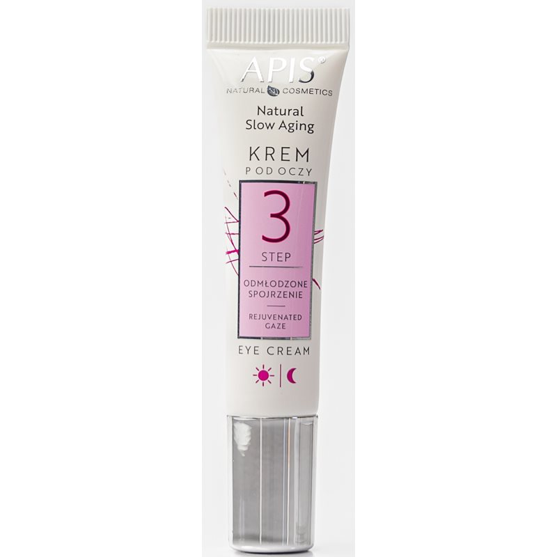 Apis Natural Cosmetics Slow Aging Step 3 cremă cu efect iluminator și de întinerire 15 ml-ro