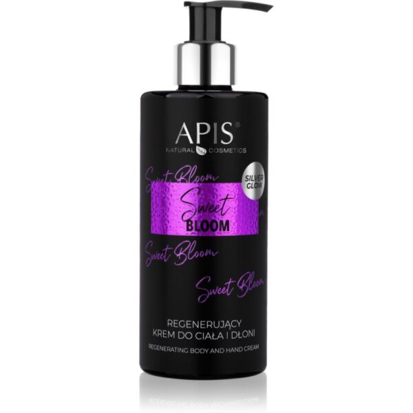 Apis Natural Cosmetics Sweet Bloom crema regeneratoare pentru maini si corp 300 ml-Țena