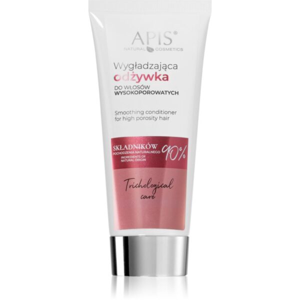 Apis Natural Cosmetics Trichological Care balsam cu efect de netezire pentru par poros 200 ml-ro