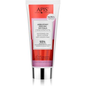 Apis Natural Cosmetics Watermelon Refreshment exfoliant pentru corp with volcanic lava 200 ml-Țena